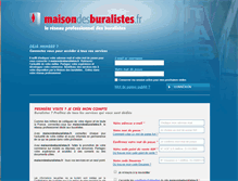Tablet Screenshot of maisondesburalistes.fr